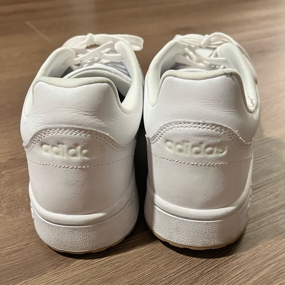 White and black adidas sneakers size 14. - Picture 2 of 5